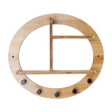 Cumpara ieftin Raft suspendabil 2 polite bambus natur Artid 46x10x41 cm