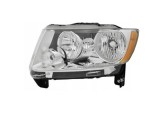 Far JEEP COMPASS (PK), 03.2011-2013; PATRIOT (PK), 2011-2013, partea stanga, TYC, Tip=USA; H11+HB3; manual; argintiu; Omologare: SAE; halogen
