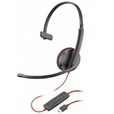 Casca USB-C HP Poly Blackwire C3210, Neagra 8X214A6