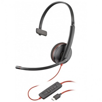 Casca USB-C HP Poly Blackwire C3210, Neagra 8X214A6 foto