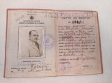Carnet de meșter (zugrav), emis &icirc;n perioada regalistă - WW2.