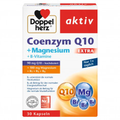 Doppelherz Aktiv Coenzima Q10 Extra 90 mg + Magneziu, 30 capsule