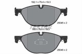 Set placute frana TEXTAR 2504501