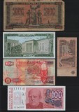 Set 5 bancnote de prin lume adunate (cele din imagini) #35, Europa