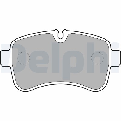 DELPHI LP2040 set placute frana,frana disc foto