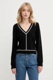 Karl Lagerfeld pulover culoarea negru, light, A3W18023