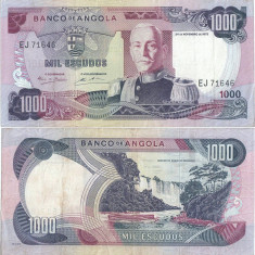 1972 ( 24 XI ) , 1,000 escudos ( P-103 ) - Angola - stare XF