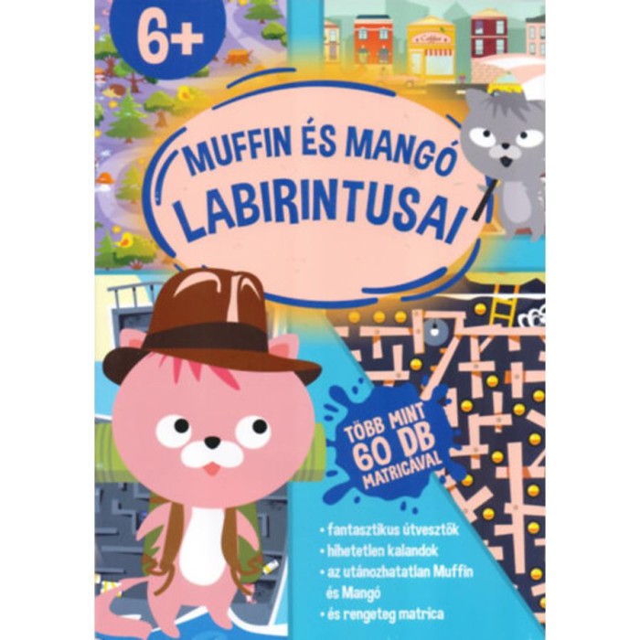 Muffin &eacute;s Mang&oacute; labirintusai - T&ouml;bb mint 60 db matric&aacute;val