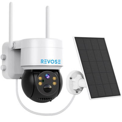 Camera de Supraveghere Video REVOSE&amp;trade; 5MP 2560x1920, Aplicatie Dedicata, Intelligent Tracking, PTZ,Lan, AP hotspot,Solara foto