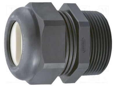 Garnitură de etanșare M25 1,5 IP68 poliamidă neagră 14x6mm HUMMEL foto