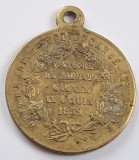 Medalion Victoria Magenta, Napoleon III, 1859, Italia, Alama Aurita - Numismatica