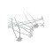 Set ace pentru coc, argintii, cu strassuri, diverse modele, Chique