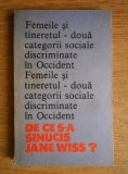 Carol Roman - Femeile și tineretul - două categorii sociale discriminate in Occident