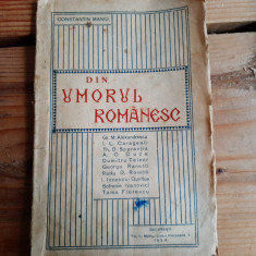 Const. Maniu &amp;quot;Umorul romanesc&amp;quot;, 1933 (epigrame A. C. Cuza, I. Ionescu-Quintus) foto