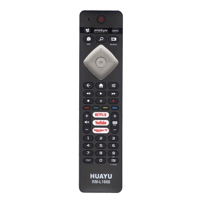 Telecomanda Smart TV Philips Huayu, 8 m, buton Netflix, Youtube, Rokuten TV foto