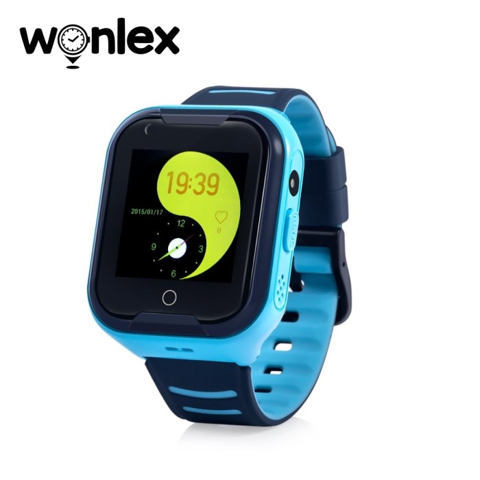 Ceas Smartwatch Pentru Copii Wonlex KT11 cu Functie Telefon, Apel video, Localizare GPS, Camera, Pedometru, Lanterna, SOS, IP67, 4G - Albastru Ceas Smartwatch Pentru Copii Wonlex KT11 cu Functie Telefon, Apel video, Localizare GPS, Camera, Pedometru, Lanterna, SOS, IP67, 4G - Albastru