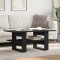 Gossi masuta de cafea, negru, 102x55x42 cm, lemn prelucrat