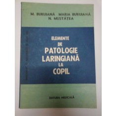 ELEMENTE DE PATOLOGIE LARINGIANA LA COPIL - BURUIANA