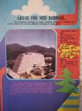 1985 Reclama cura balneară 24 x 16,5 cm comunism Vatra Dornei Herculane Pucioasa