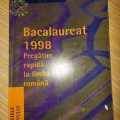 Bacalaureat 1998 pregatire rapida la limba romana- Doina Rusti