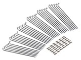 Set 36 spite si nipluri 163x3.3mm Romet Wsk, pentru roata de 17&quot;, niplu 22mm, un... Cod Produs: MX_NEW RO52084C
