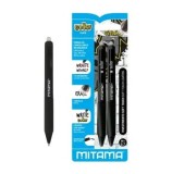 Cumpara ieftin Set 2 pixuri cu rescriere Mitama Click, negru, blister