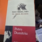 Non credo. oro. Nu cred, ma rog - Petru Dumitriu