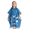 Poncho Baie Copii Homelevel 1-3 Ani Multicolor Bumbac Organic - Halat Plaja/Piscina Baieti/Fete