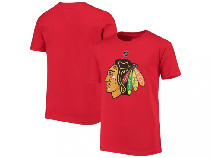 Chicago Blackhawks tricou de copii Primary Logo Tee - Dětsk&eacute; M (9 - 11 let)