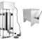Mașină de umplut c&acirc;rnați electric de 15L cu malaxor de carne manual de 22L
