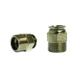 Mufa rapida dreapta din metal fi 12 cu filet M22, Breckner Germany