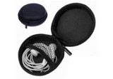 Husă pentru căști, plastic, negru, 8 cm, Oem