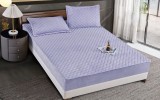 Cumpara ieftin Husa Pat Matlasata cu Elastic Ricco HM028, 3 Piese: 160x200 cm + 2 Fete Perna 50x75 cm