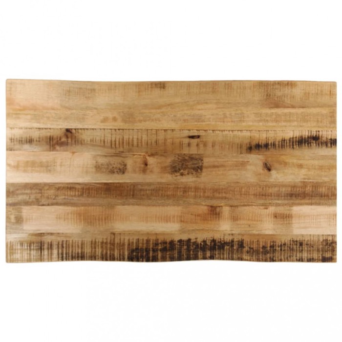 vidaXL Blat de masă contur organic 120x60x2,5 cm lemn masiv mango brut 370672