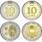 MOLDOVA █ SET COMPLET DE MONEDE COMEMORATIV 10 + 10 Lei █ 2018 + 2019 █ UNC