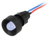 Lampă LED albastră 12V &Oslash;13mm IP40