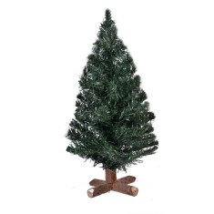 Brad artificial de Craciun verde de masa cu 48 de ramuri, 40 cm