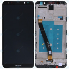 Huawei Mate 10 Lite (RNE-L01, RNE-L21) Capac frontal modul display + LCD + digitizer negru