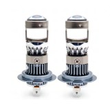BZRSH Set 2 Becuri Auto LED H7 150W 12V 6500K Canbus Lupa +300%