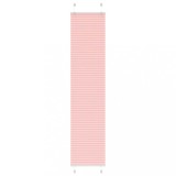 VidaXL Jaluzea plisată roz 45x200 cm Lățime țesătură 44,4cm poliester