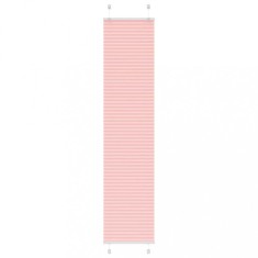 vidaXL Jaluzea plisată roz 45x200 cm Lățime țesătură 44,4cm poliester 4015455