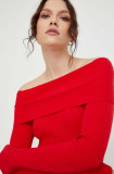Cumpara ieftin Answear Lab pulover femei, culoarea rosu
