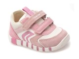 Cumpara ieftin Pantofi sport GEOX roz, B3558C, din material textil si piele naturala