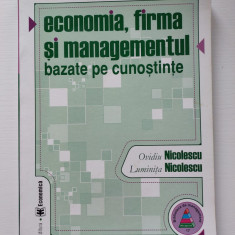 Economia, firma si managementul bazate pe cunostinte, O. si L. Nicolescu