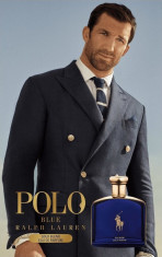 Ralph Lauren Polo Blue Gold Blend EDP 125ml pentru Barba?i produs fara ambalaj foto