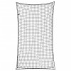 Plasă de remorcă cu funie elastică, negru, 6x3,5 m, PP