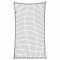 Plasă de remorcă cu funie elastică, negru, 6x3,5 m, PP