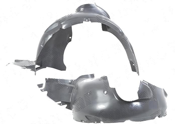 Carenaj aripa interioara, aparatori noroi Volkswagen Polo (6r), 08.2009-12.2017, fata, Dreapta, polipropilena (PP/PPE); cu spoiler