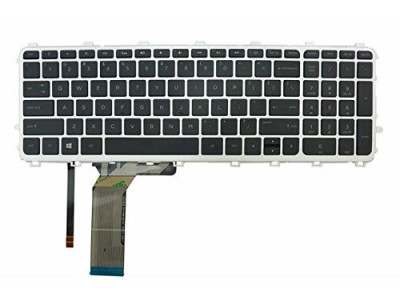 Tastatura Laptop, HP, Envy 15-J, 15T-J, 15Z-J, 17-J, 17T-J M7-J, TPN-I110, 720244-001, 720245-001, 711505-001, iluminata, cu rama, layout US foto