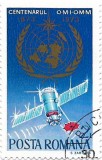 Centenarul Organizatiei Meteorologice Internationale si Mondiale, 1973 - oblit., Organizatii internationale, Stampilat